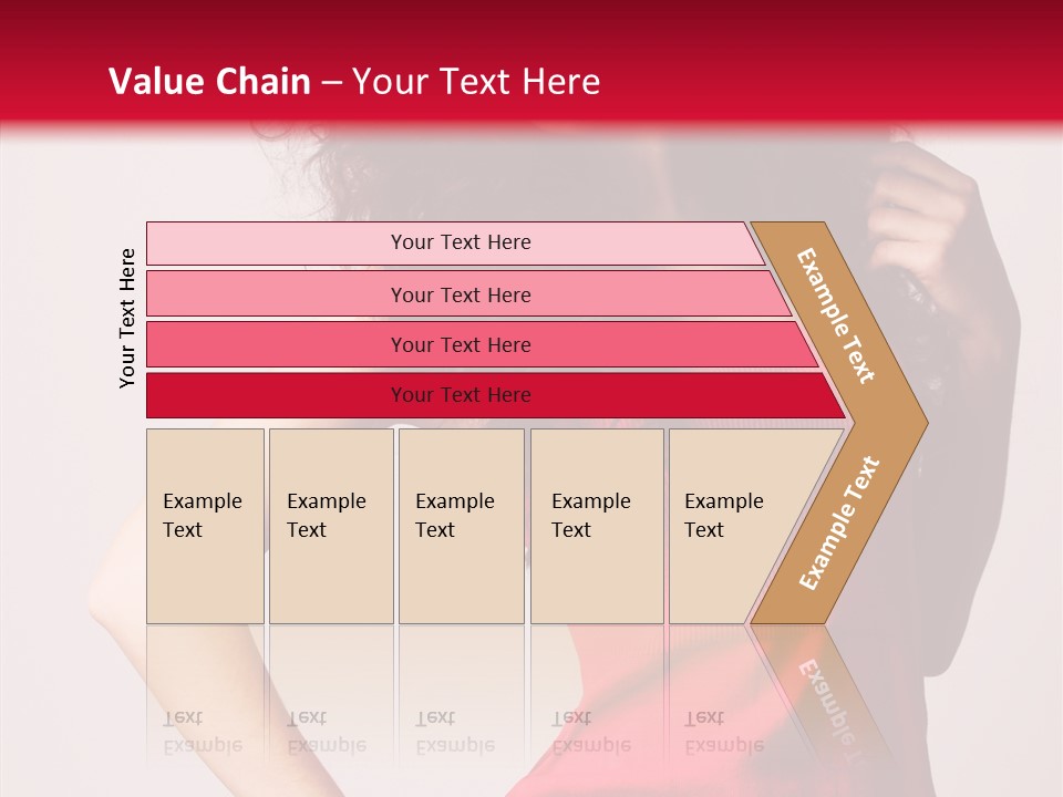 Standing Cute Facial PowerPoint Template