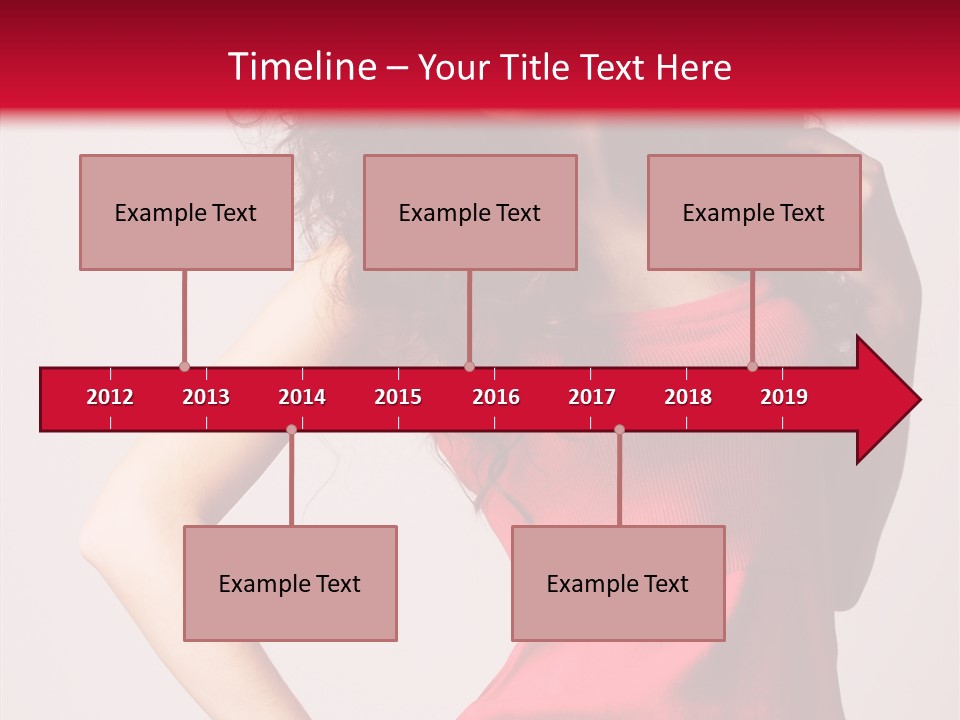 Standing Cute Facial PowerPoint Template