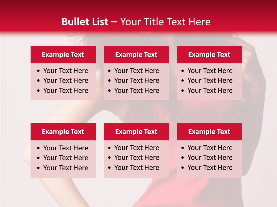 Standing Cute Facial PowerPoint Template