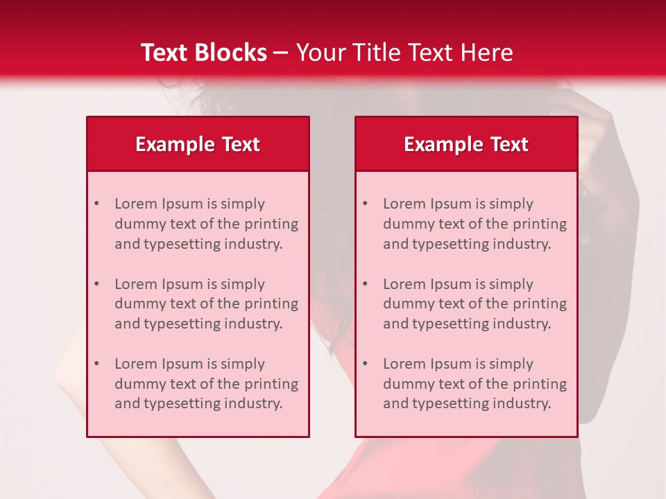Standing Cute Facial PowerPoint Template