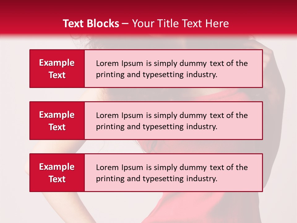 Standing Cute Facial PowerPoint Template