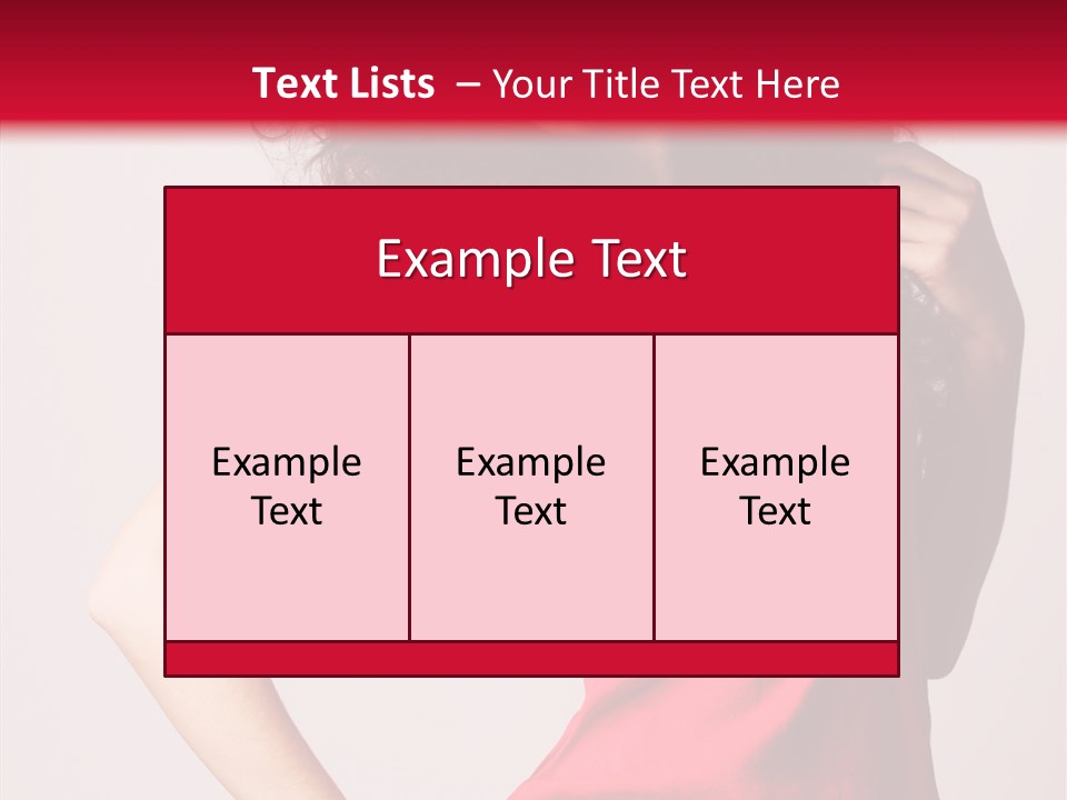 Standing Cute Facial PowerPoint Template