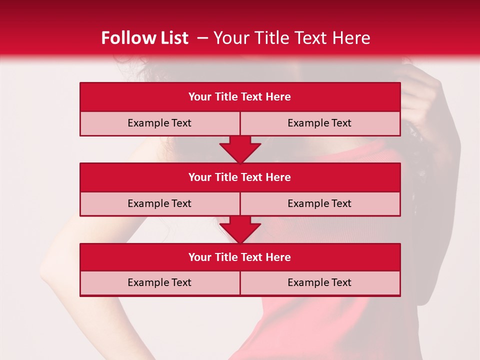 Standing Cute Facial PowerPoint Template