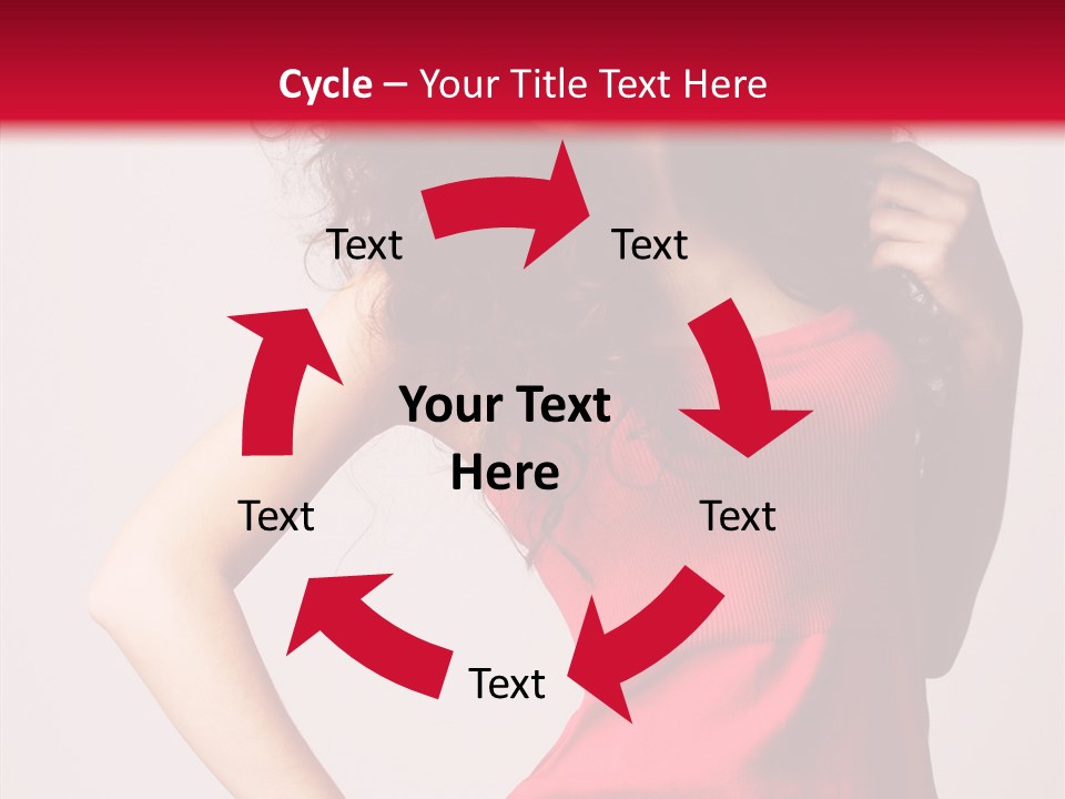 Standing Cute Facial PowerPoint Template