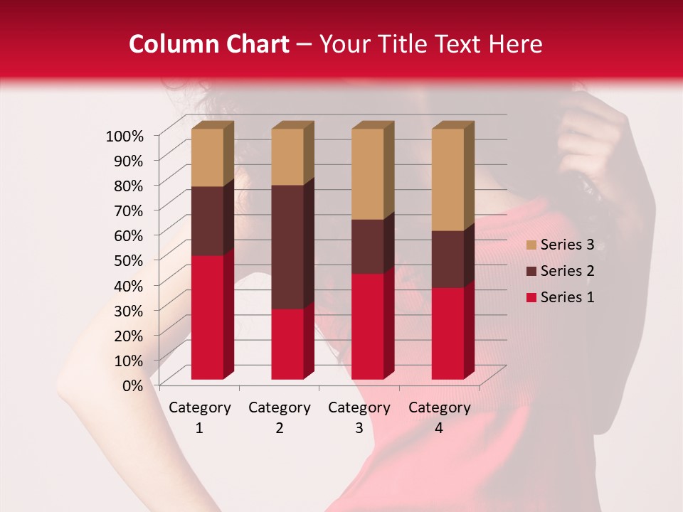 Standing Cute Facial PowerPoint Template