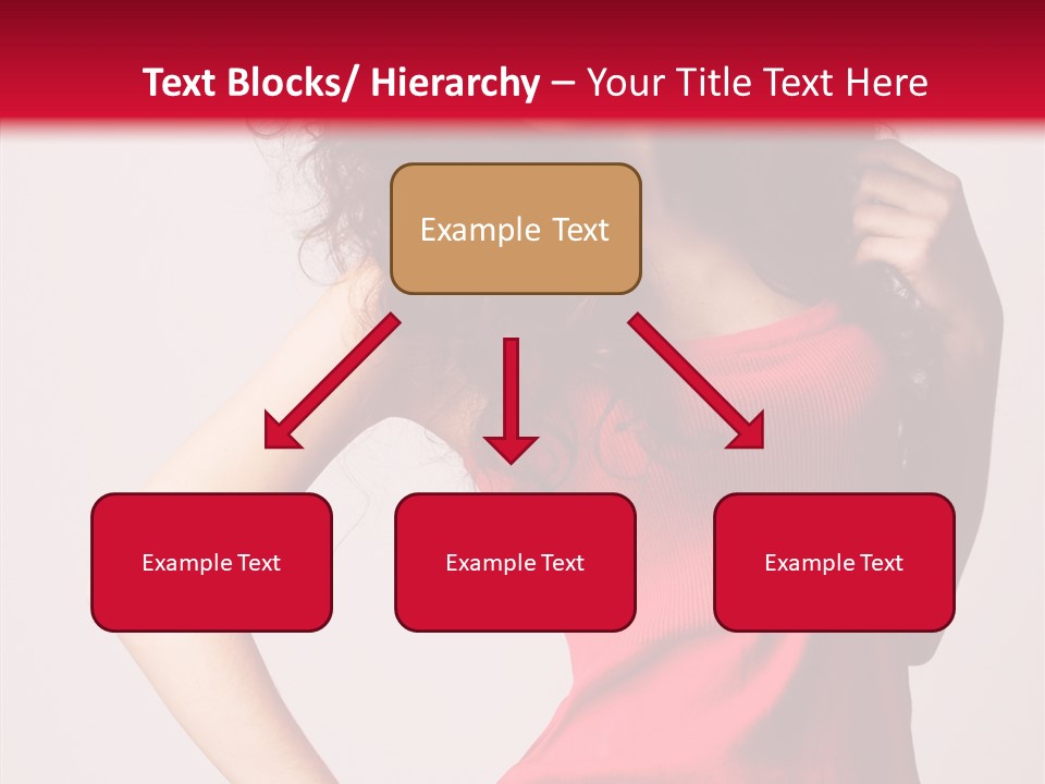 Standing Cute Facial PowerPoint Template