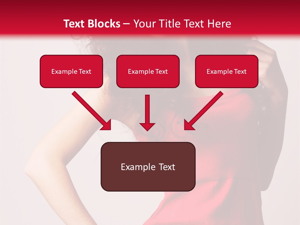 Standing Cute Facial PowerPoint Template