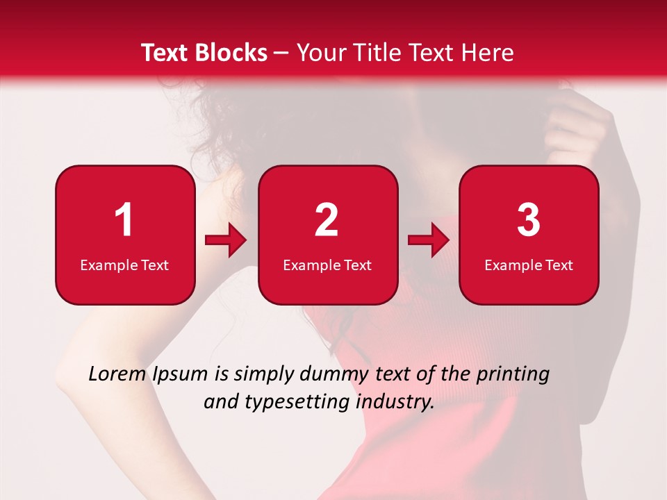 Standing Cute Facial PowerPoint Template