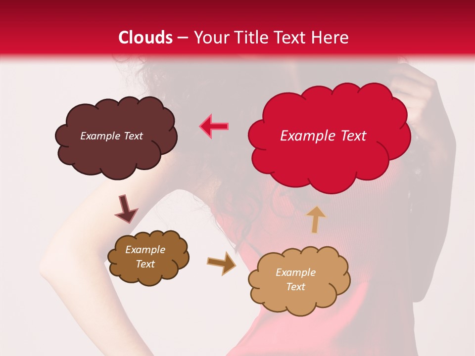 Standing Cute Facial PowerPoint Template