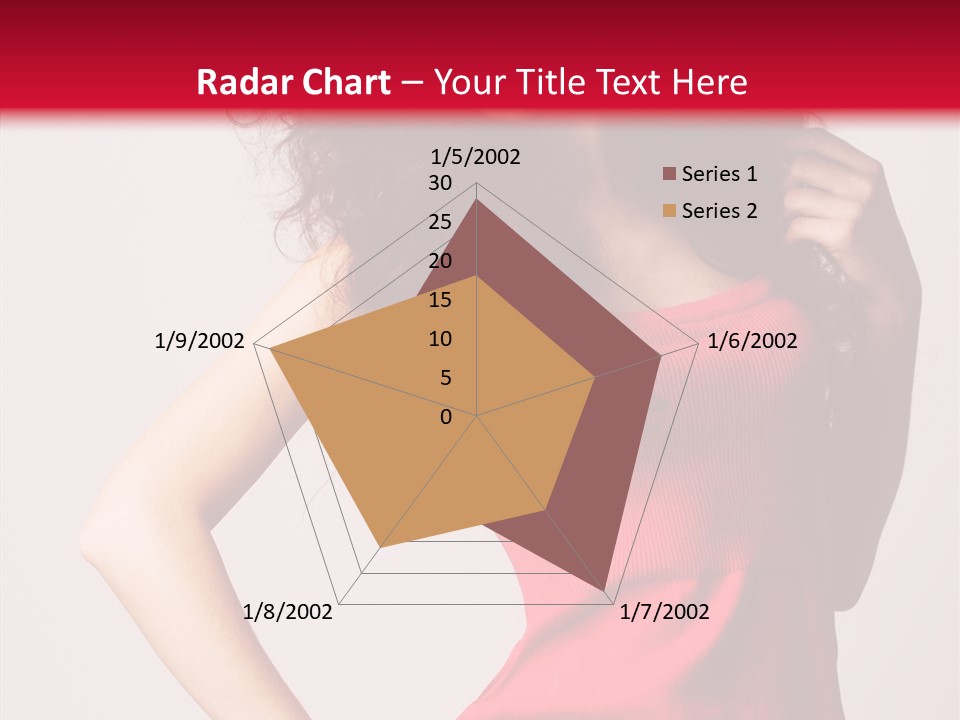 Standing Cute Facial PowerPoint Template