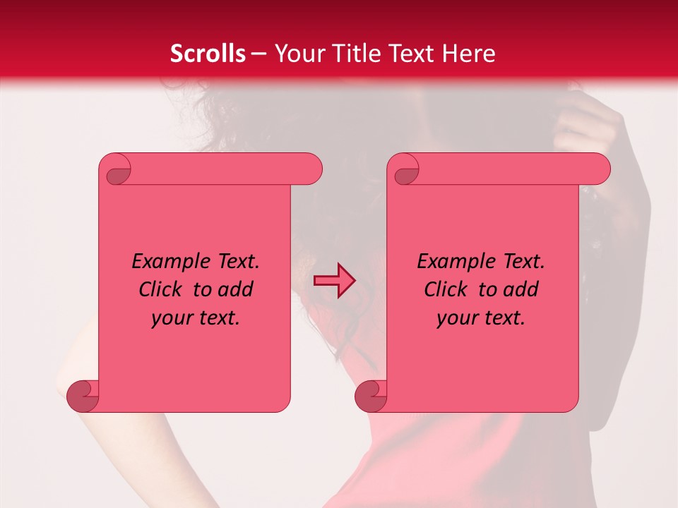 Standing Cute Facial PowerPoint Template