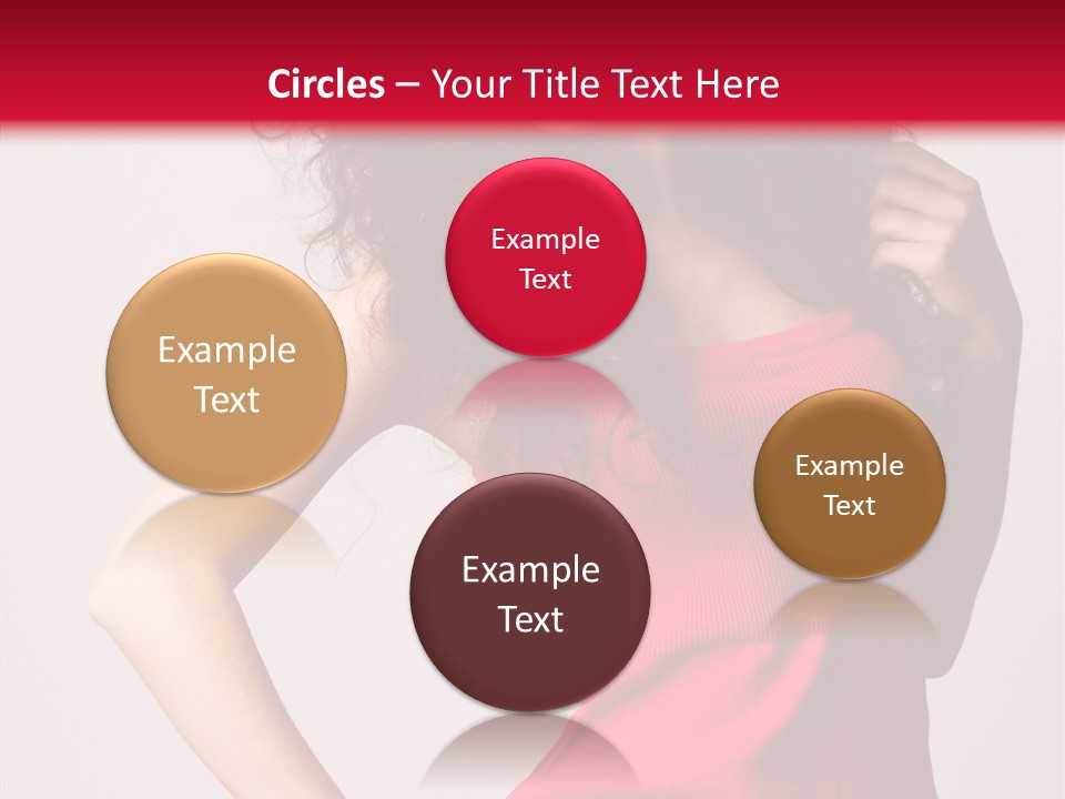 Standing Cute Facial PowerPoint Template