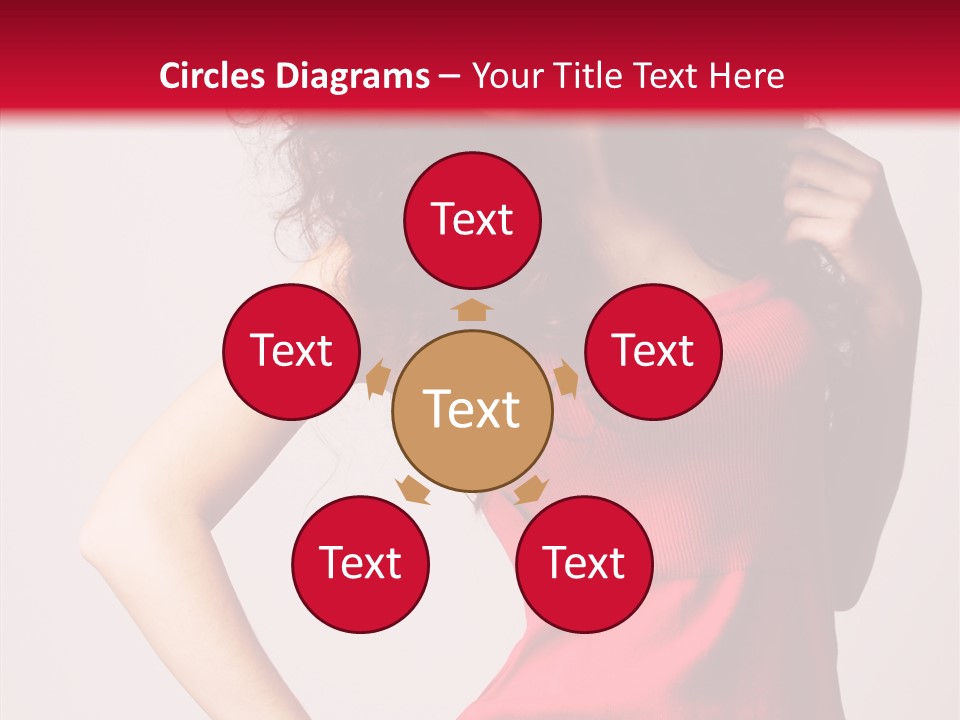 Standing Cute Facial PowerPoint Template