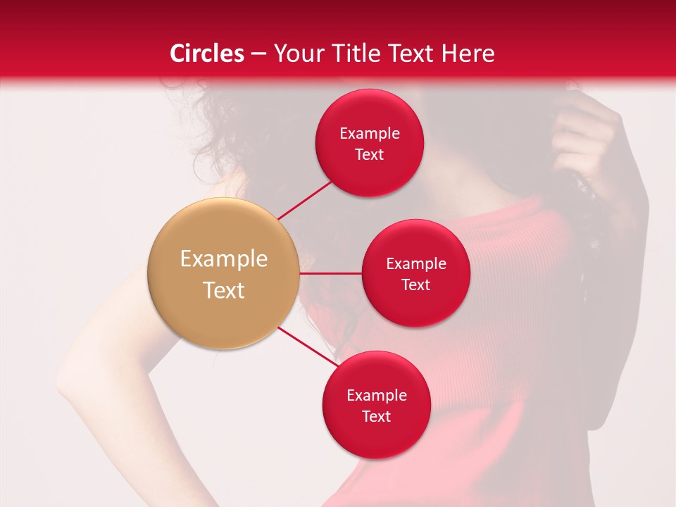 Standing Cute Facial PowerPoint Template