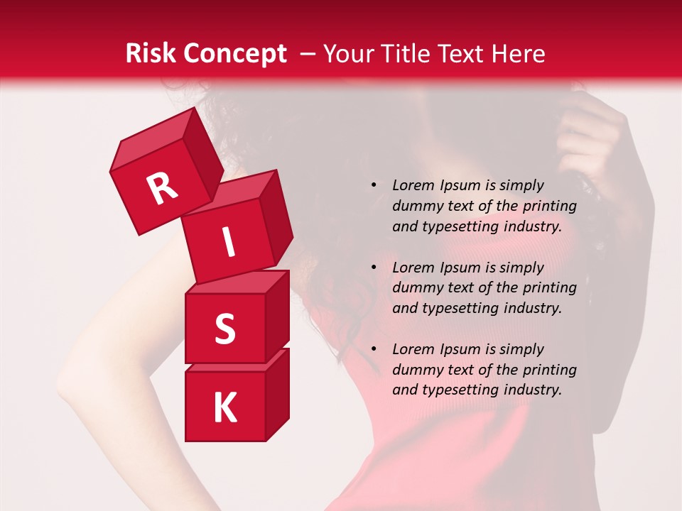 Standing Cute Facial PowerPoint Template