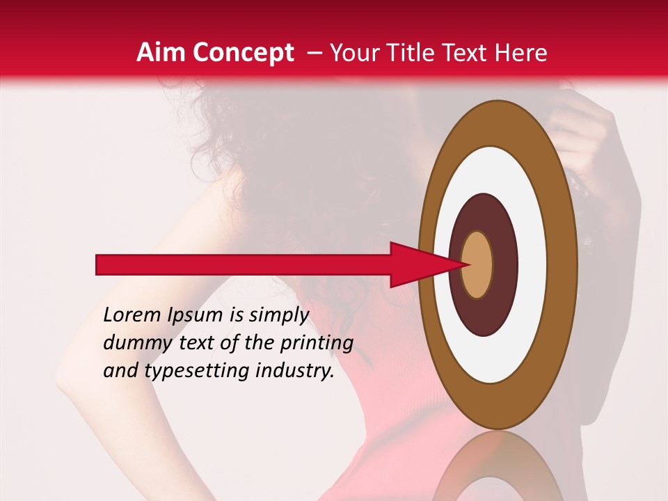 Standing Cute Facial PowerPoint Template