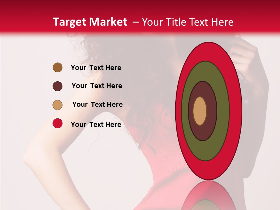 Standing Cute Facial PowerPoint Template