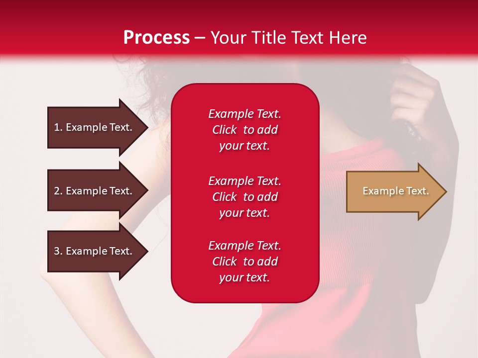 Standing Cute Facial PowerPoint Template