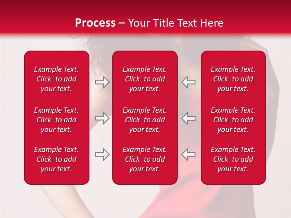 Standing Cute Facial PowerPoint Template