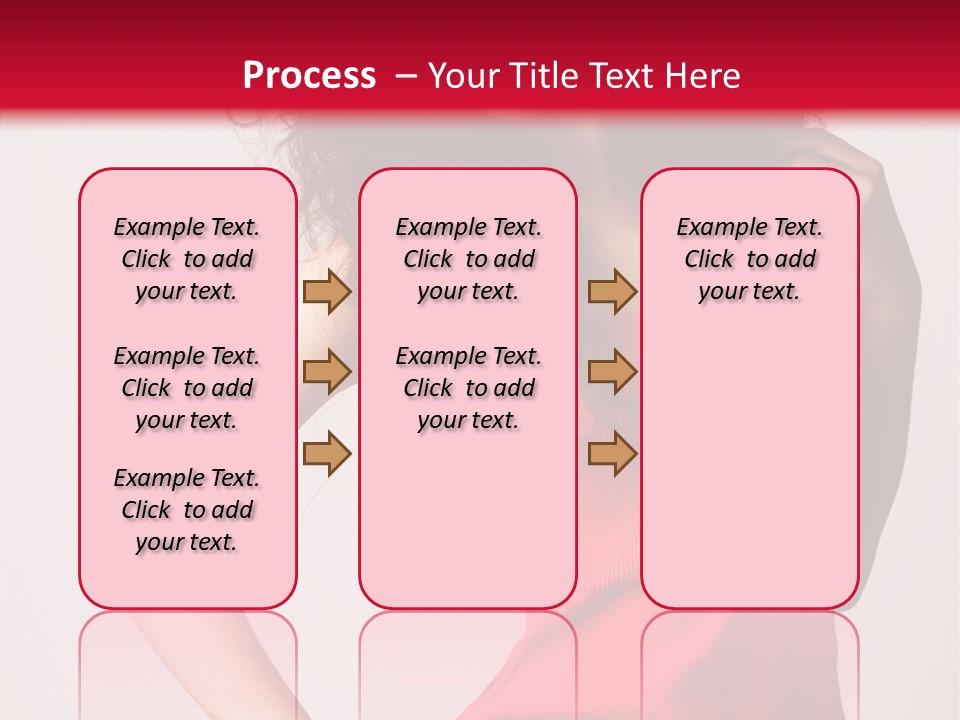Standing Cute Facial PowerPoint Template