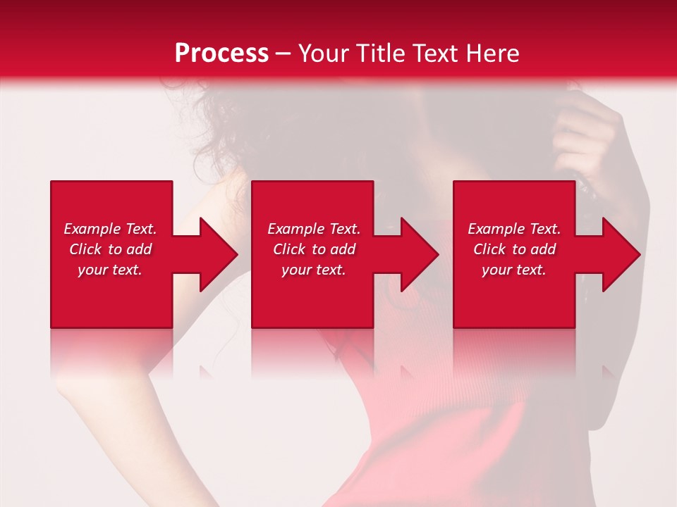 Standing Cute Facial PowerPoint Template