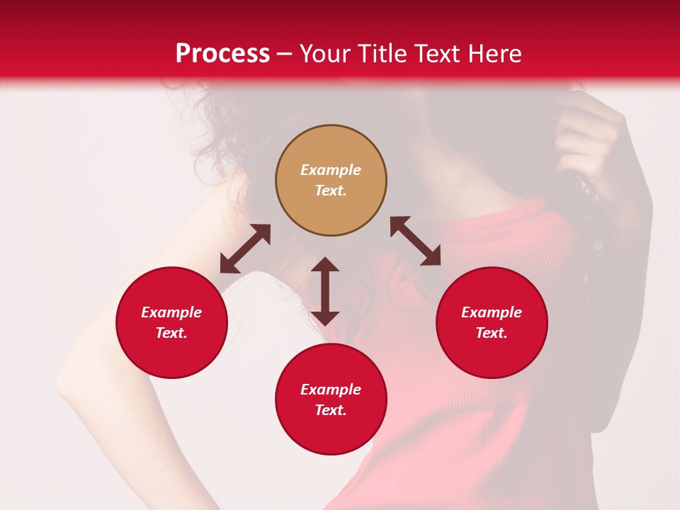Standing Cute Facial PowerPoint Template