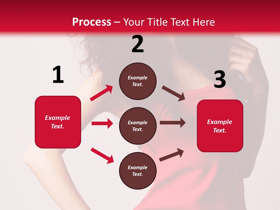 Standing Cute Facial PowerPoint Template