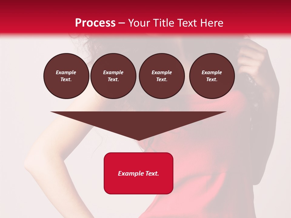 Standing Cute Facial PowerPoint Template