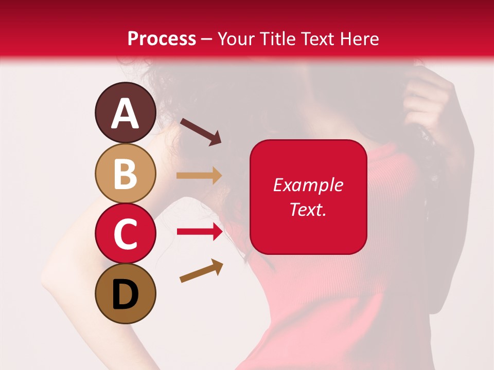 Standing Cute Facial PowerPoint Template