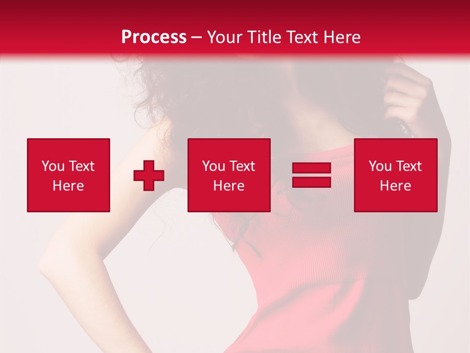 Standing Cute Facial PowerPoint Template
