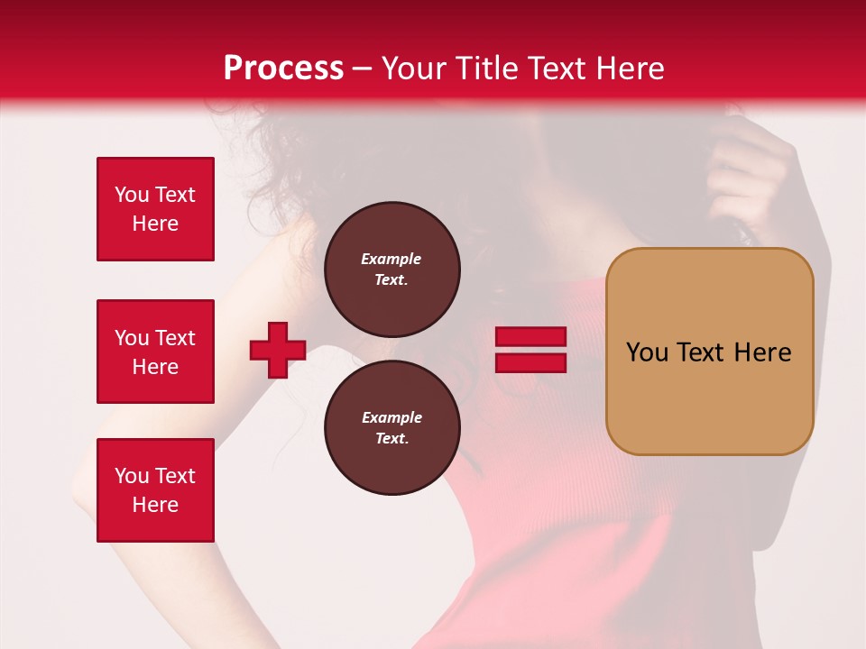 Standing Cute Facial PowerPoint Template