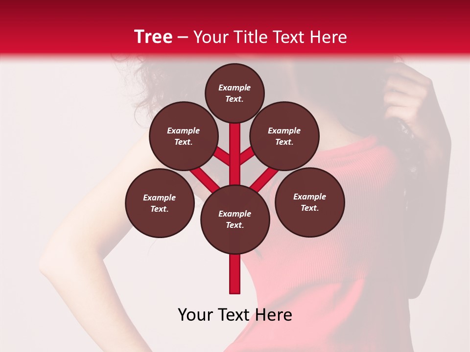 Standing Cute Facial PowerPoint Template