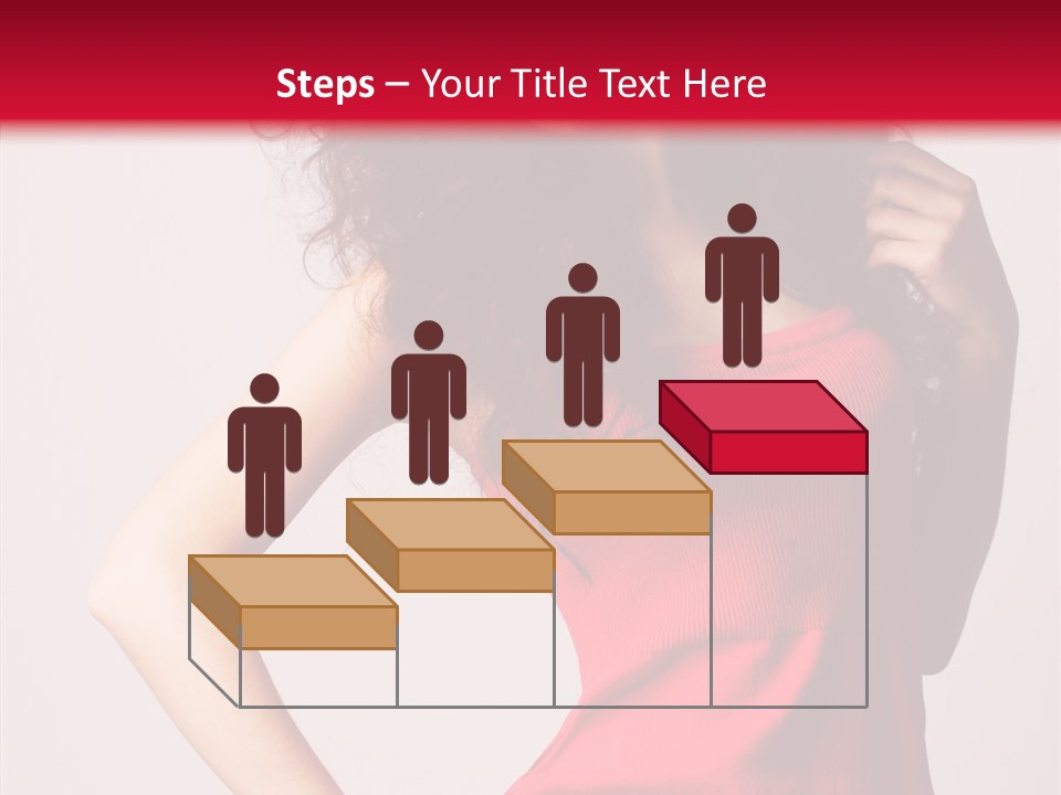 Standing Cute Facial PowerPoint Template