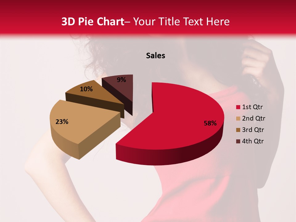 Standing Cute Facial PowerPoint Template