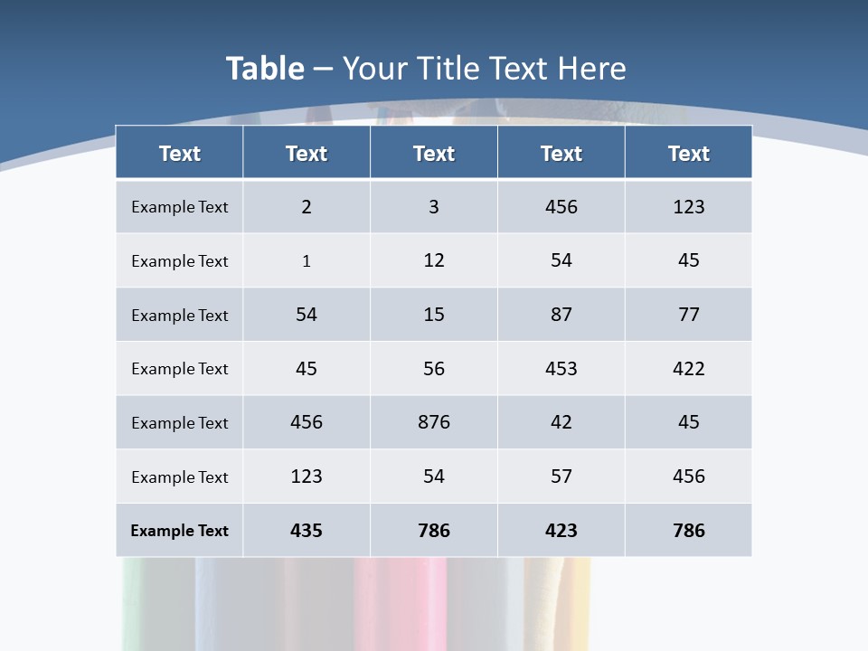 Color Season Rainbow PowerPoint Template