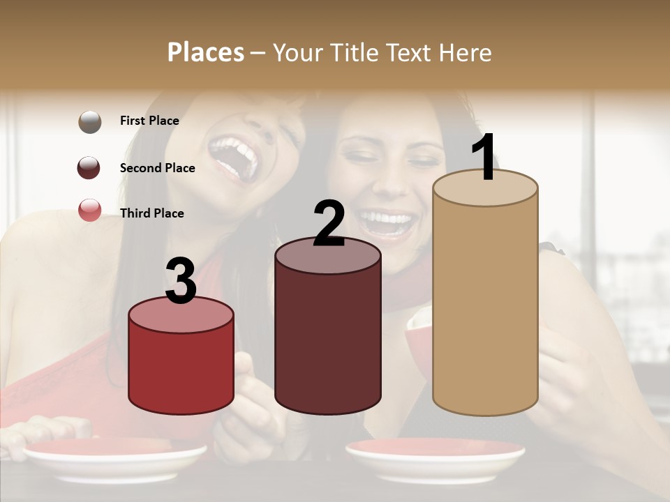 Cheerful Bar Laughing PowerPoint Template