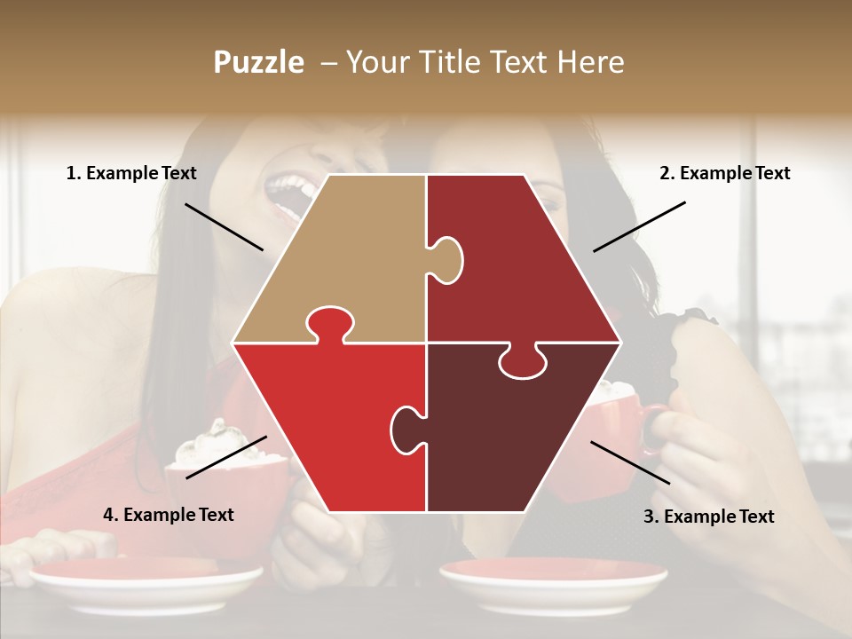 Cheerful Bar Laughing PowerPoint Template