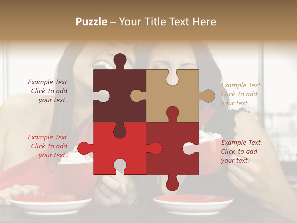 Cheerful Bar Laughing PowerPoint Template