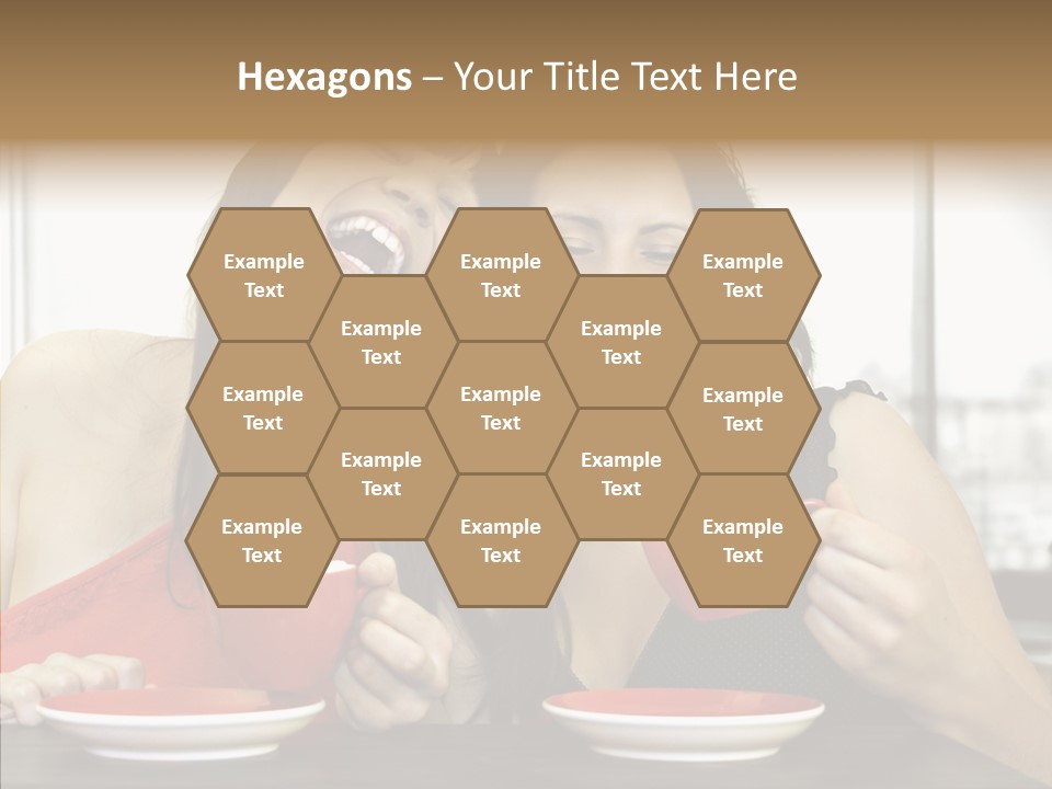 Cheerful Bar Laughing PowerPoint Template