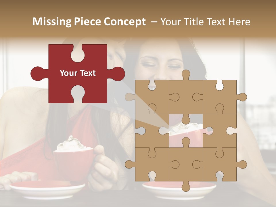 Cheerful Bar Laughing PowerPoint Template