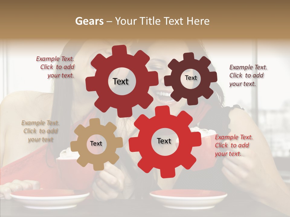 Cheerful Bar Laughing PowerPoint Template