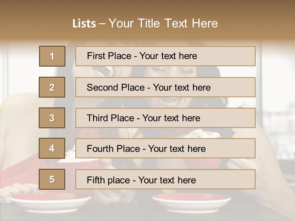 Cheerful Bar Laughing PowerPoint Template