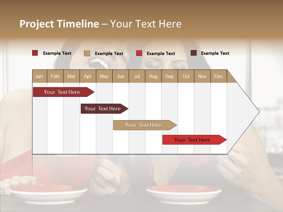 Cheerful Bar Laughing PowerPoint Template