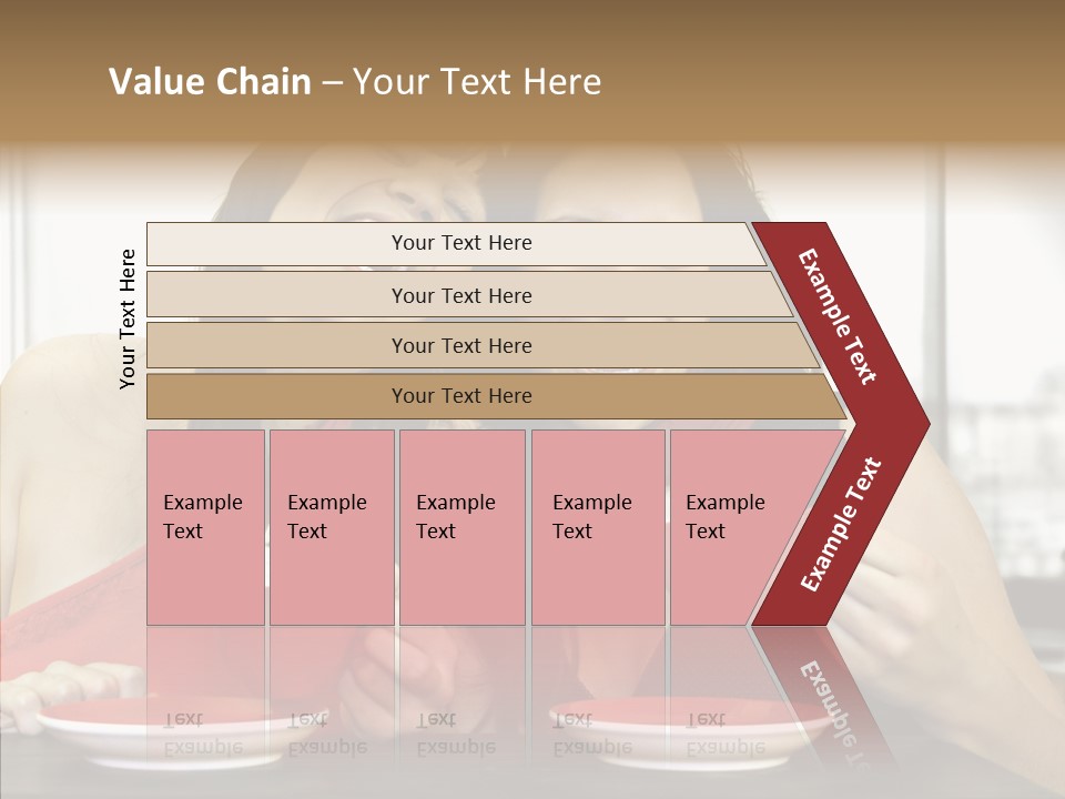 Cheerful Bar Laughing PowerPoint Template