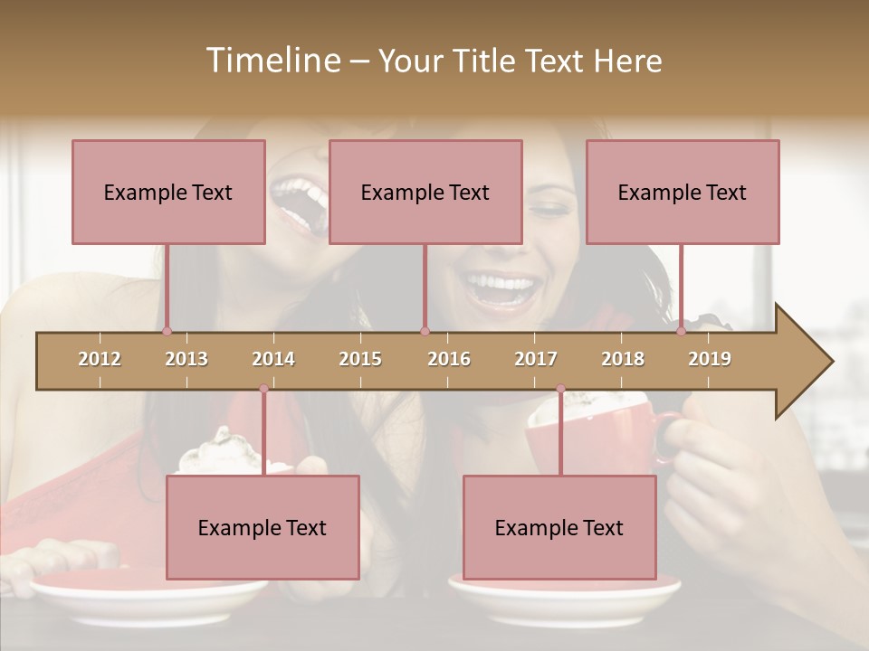 Cheerful Bar Laughing PowerPoint Template