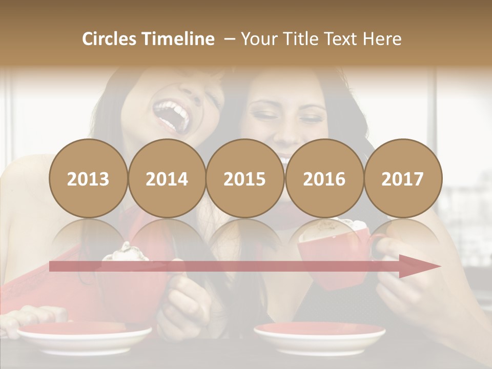 Cheerful Bar Laughing PowerPoint Template