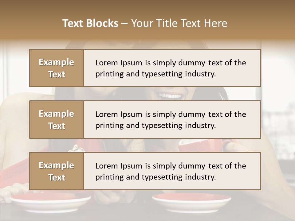 Cheerful Bar Laughing PowerPoint Template