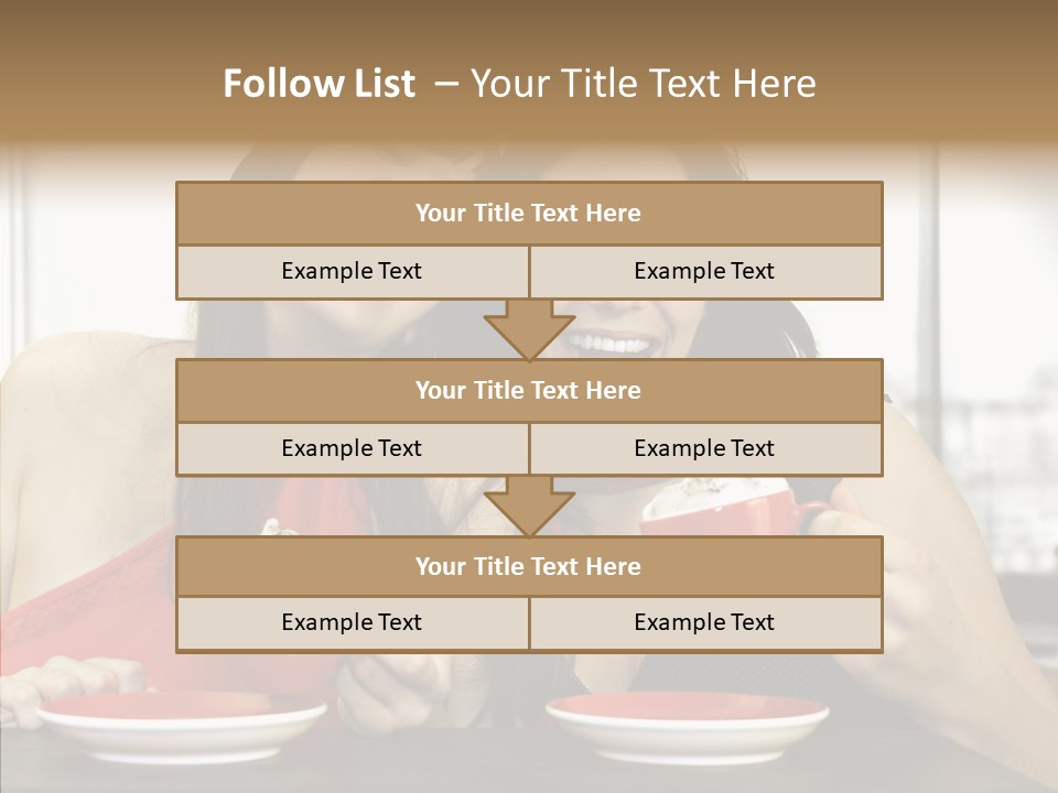 Cheerful Bar Laughing PowerPoint Template