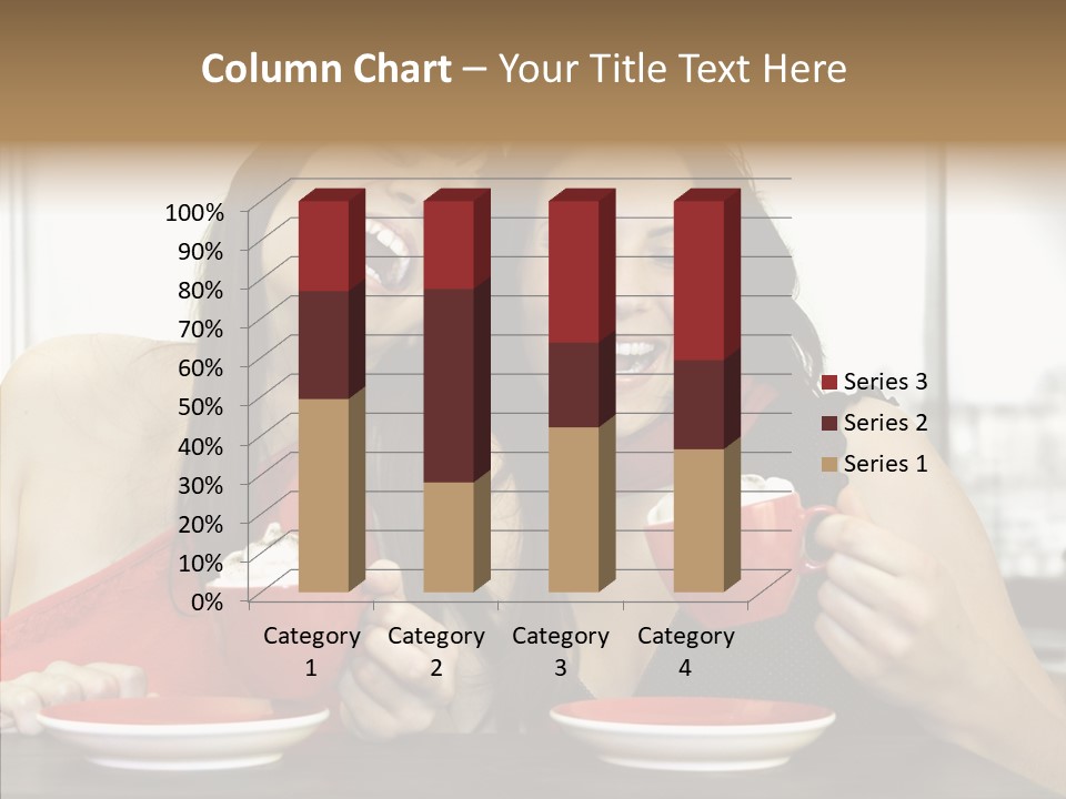 Cheerful Bar Laughing PowerPoint Template