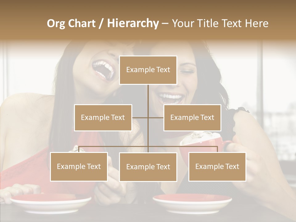 Cheerful Bar Laughing PowerPoint Template